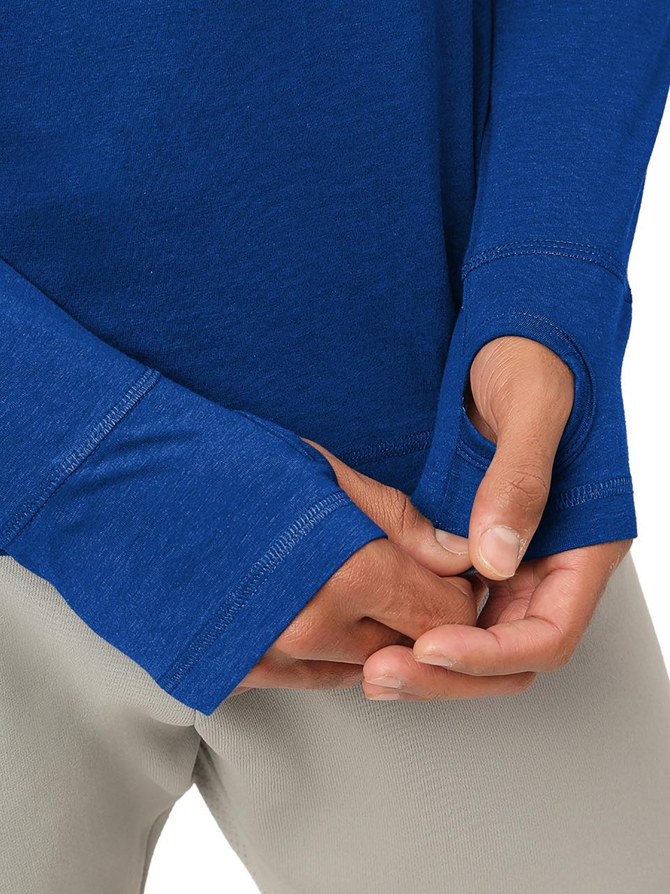 Pilot Blue Men's Organic Bamboo Skins (Full Sleeves-Undershirt, Loungewear, Sleepwear) - Pack Of 1