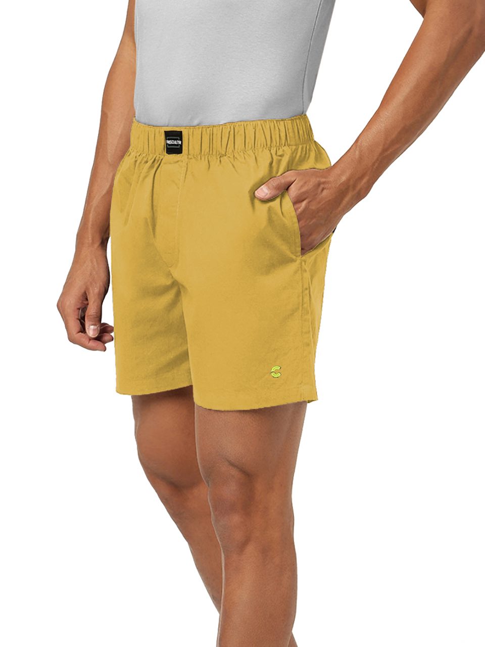 Yellow All-Day Boxer Shorts - (Pack Of 1)