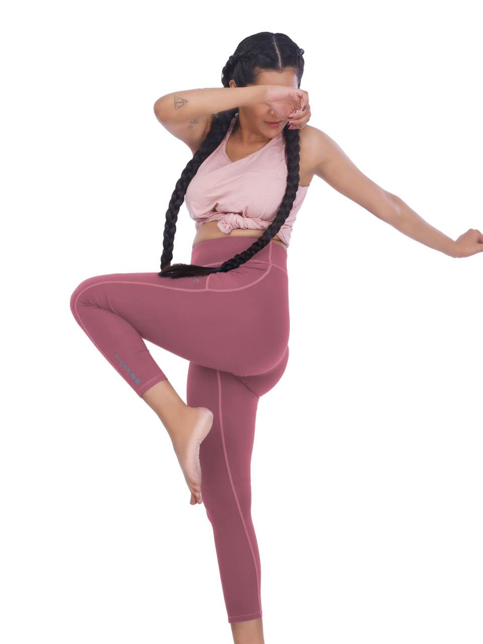 All-Day Comfort Leggings - Rosini Red