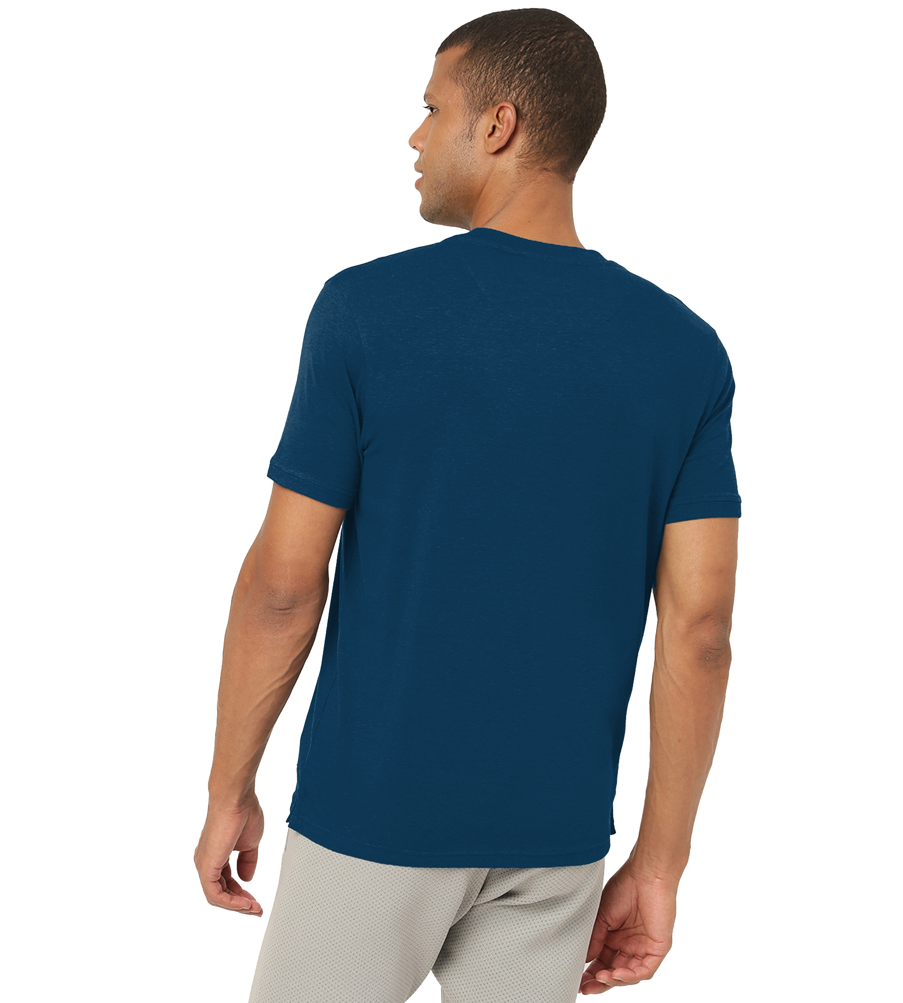 Sapphire Blue Henley 2.0 - Half Sleeves (Pack Of 1)