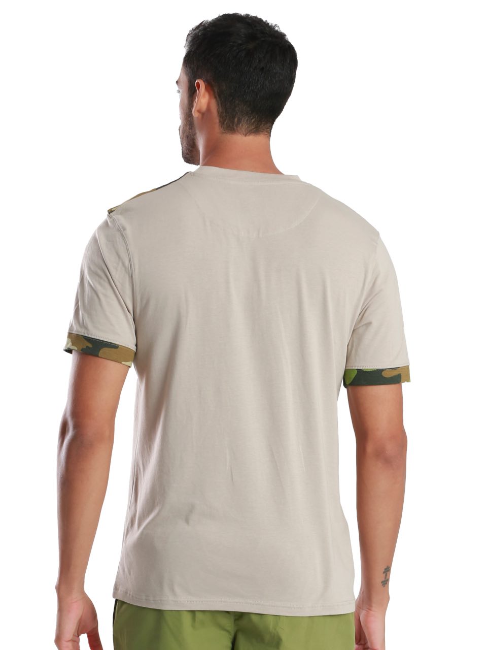 Camo Sand Camo Printed Organic Bamboo T Shirt Pack Of 1