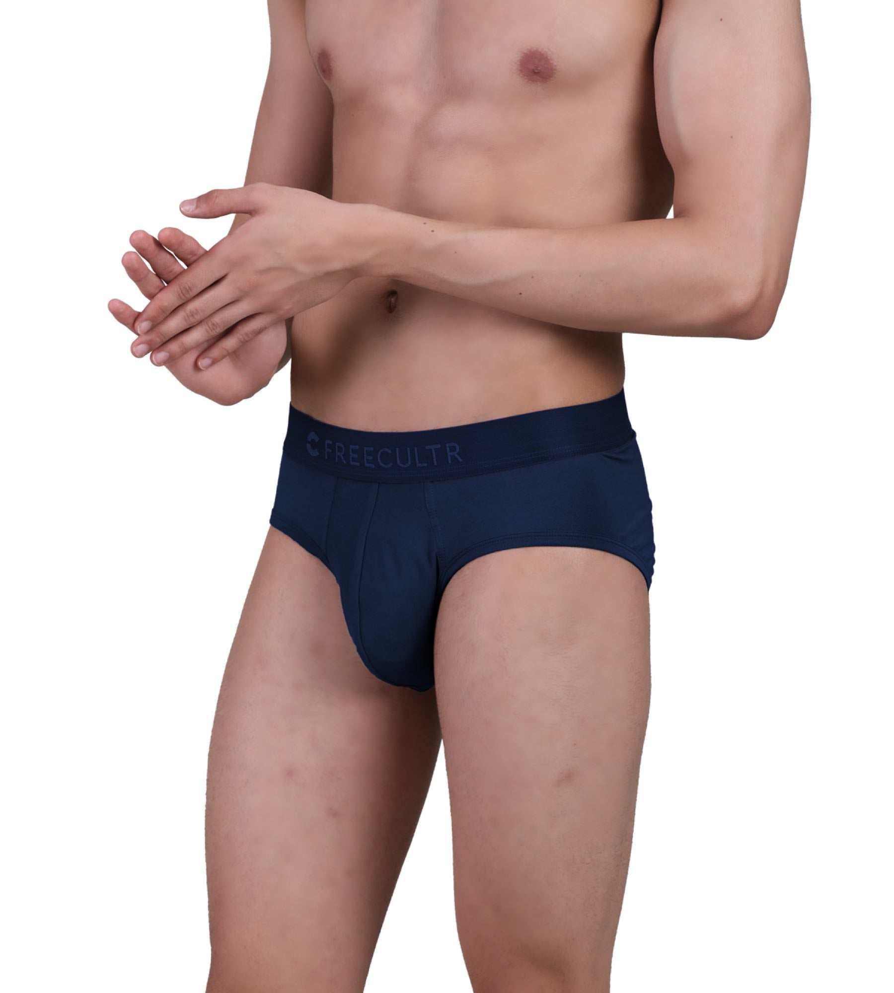 Space Blue Men's Anti-Bacterial Micro Modal Brief (Pack of 1)