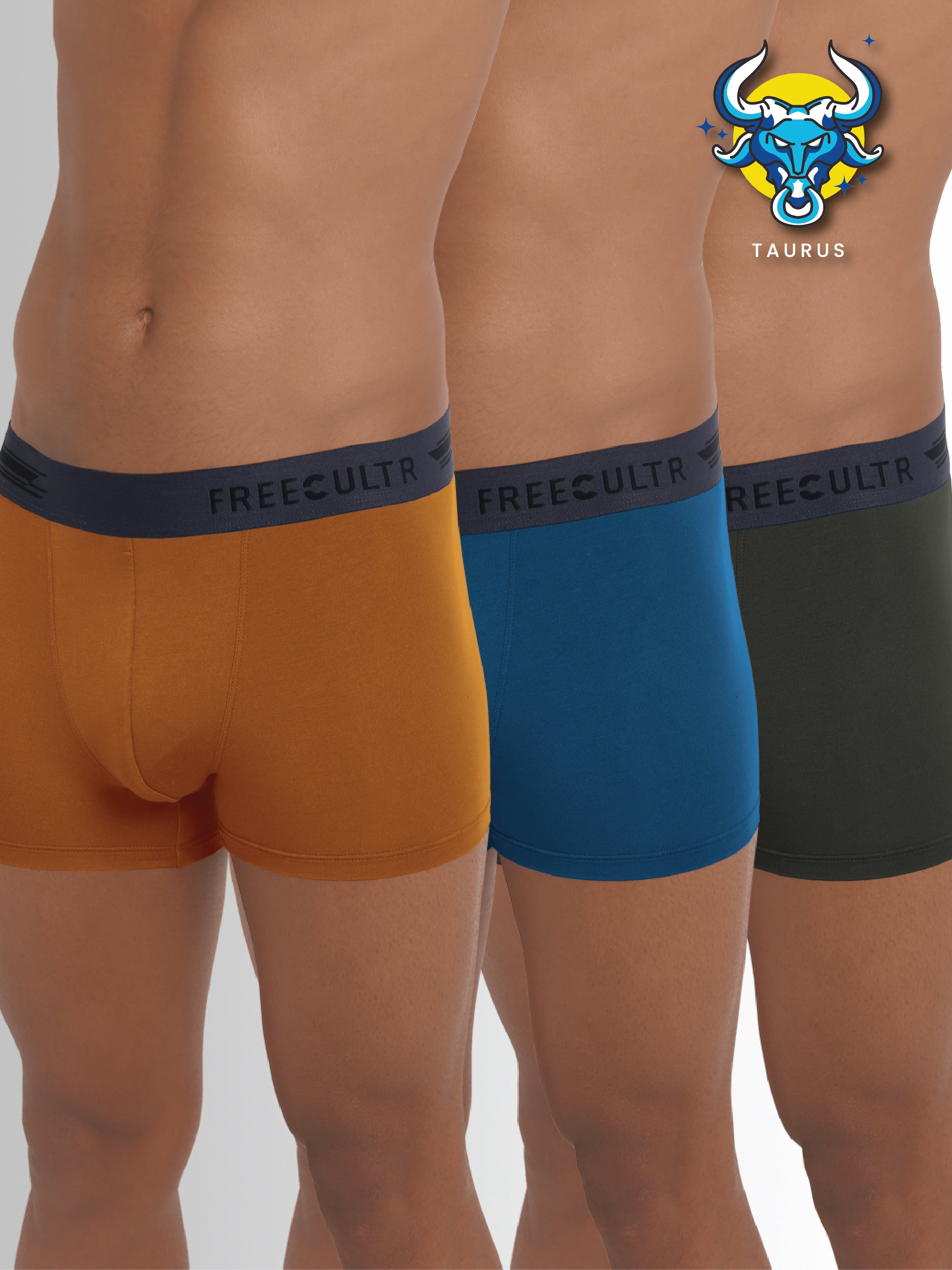 Micromodal Trunks for Taurus Zodiac Sign (Pack of 3)