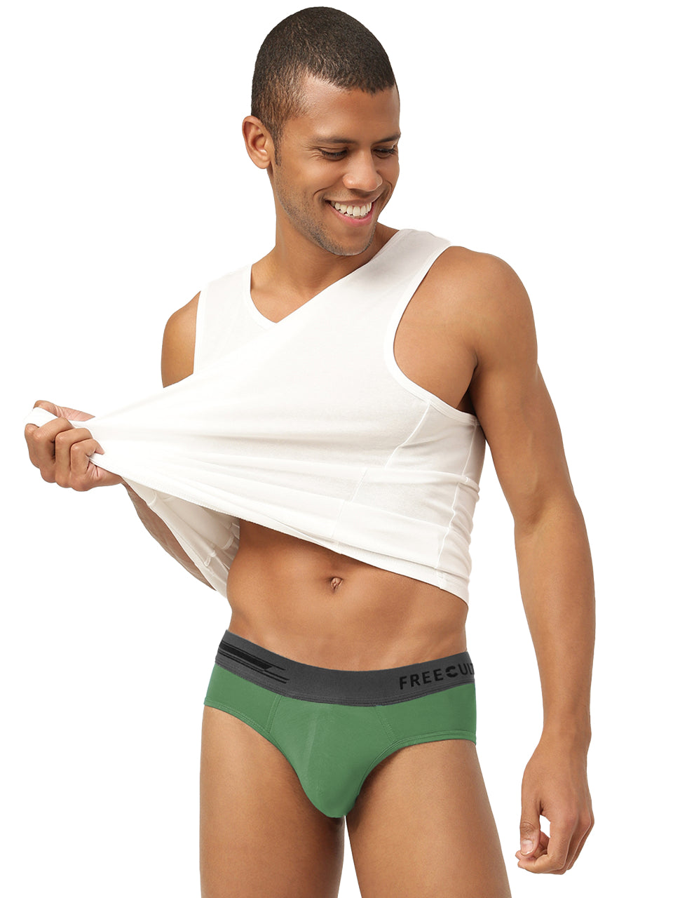Turtle Green Men's Anti-Bacterial Micro Modal Brief (Pack of 1)