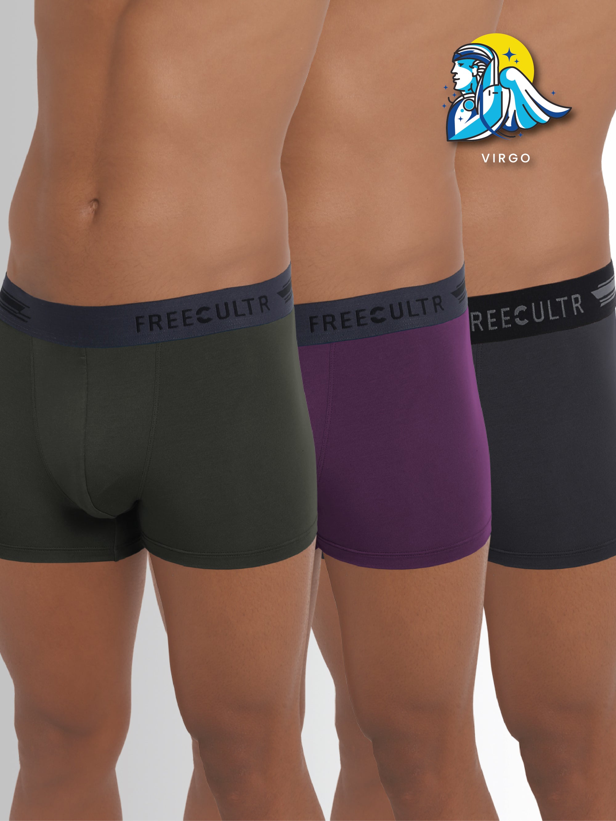 Micromodal Trunks for Virgo Zodiac Sign (Pack of 3)