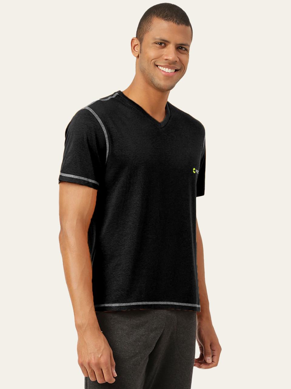 Men's Organic Bamboo Casual Tees - V Neck - (Pack of 1)