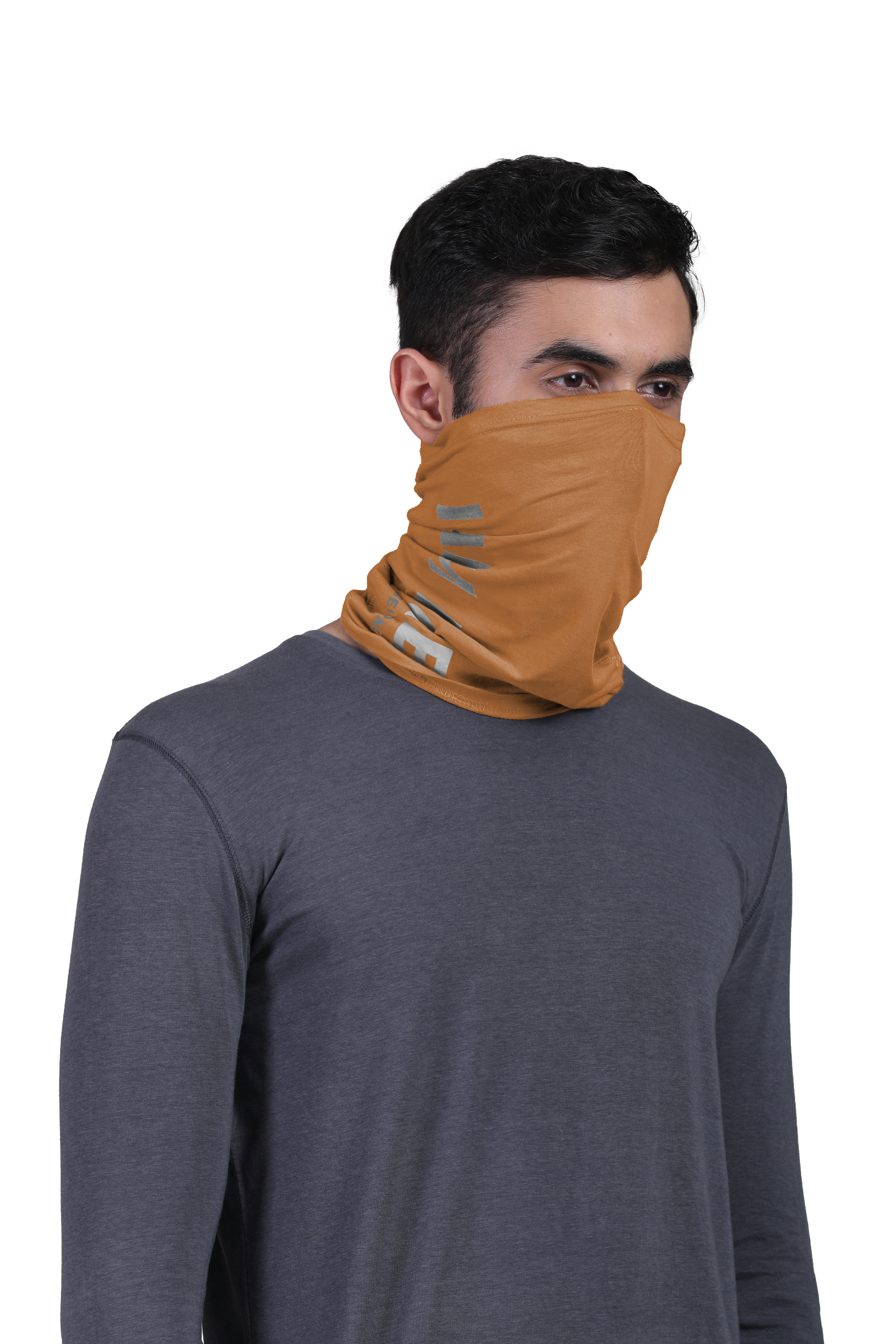 Unisex Yellow Organic Bandana Masks - Printed (Pack Of 1)