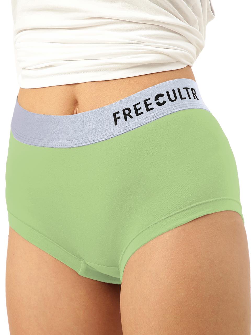 Women's Anti-Bacterial Micro Modal Boxer Brief with Silverfox Waistband (Pack of 1)