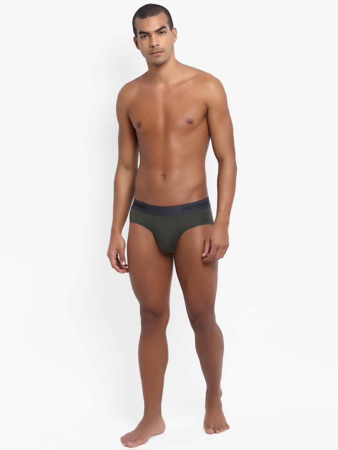 Men's Micro Modal & Elastane Brief in Contrast Waistband (Pack of 2) - freecultr.com